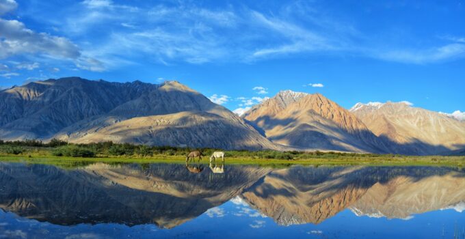 Ladakh is a region of natural beauty