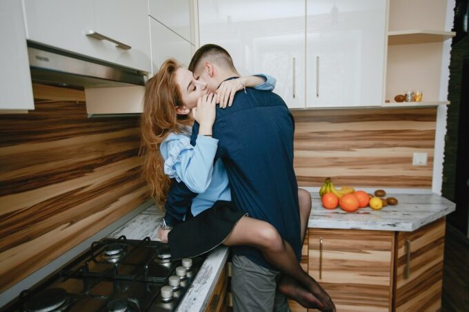 make love in kitchen